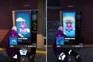 Weapon-O-Matic and Mending Machine sell two different types of items (Image via Epic Games)